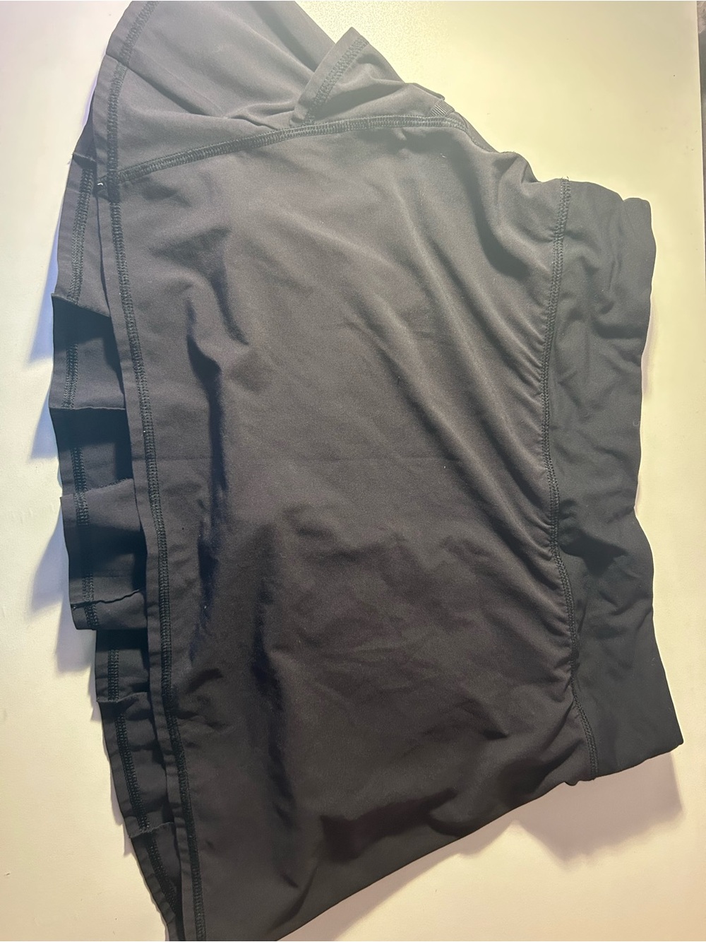 LULULEMON Black Athletic Skirt with Built-In Shorts